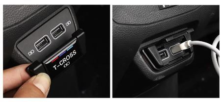 VOLKSWAGEN VW GOMMA PROTEZIONE COVER CHIAVE E TAPPO COPERTURA COPRI USB - Foto 6