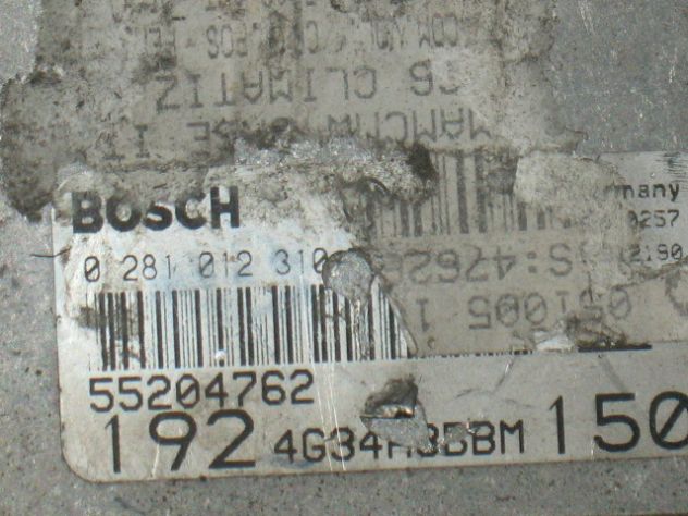 0281012310 ECU centralina fiat stilo 0281012310 55204762 - Foto 2