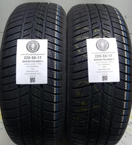2 GOMME 225 55 17 BARUM A77073