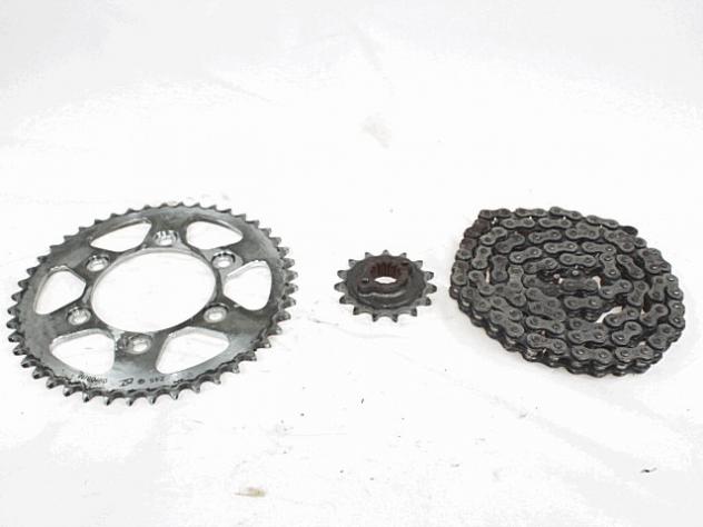 KIT CATENA CORONA PIGNONE DUCATI MONSTER 696 2008 - 2014 0003510 0003505 CHAIN SPROKET KIT