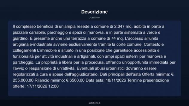 Immobile in asta di 2573 m² in vendita a Uzzano - Foto 8