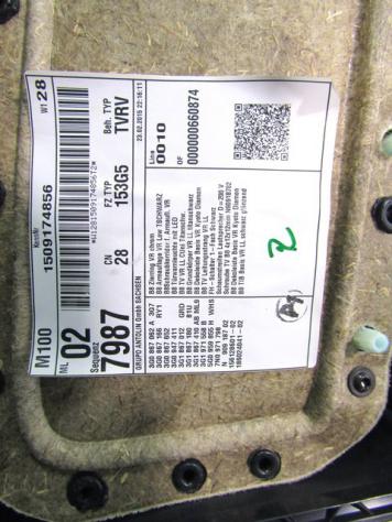 3G1867012 PANNELLO PORTA ANTERIORE DESTRA VOLKSWAGEN PASSAT VARIANT 2.0 TDI RICAMBIO USATO - Foto 3