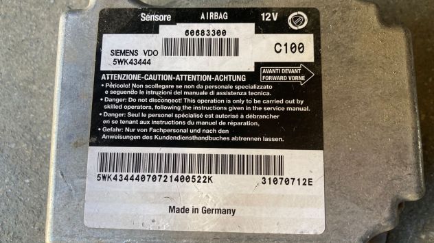 Centralina airbag originale Alfa Romeo GT del 2008 (60683300) - Foto 3