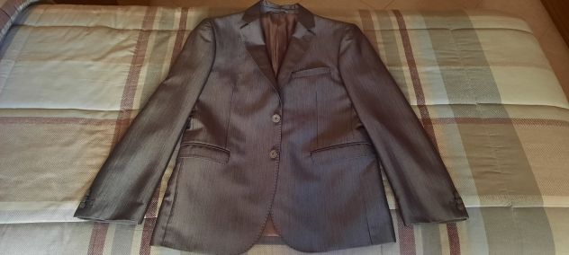 ABITO/VESTITO ELEGANTE UOMO GRIGIO “ALESSANDRO UOMO” DA CERIMONIA/FESTA TAGLA:50 - Foto 5