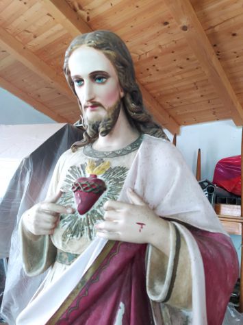 ANTICA STATUA DI GESUCRISTO - Foto 4