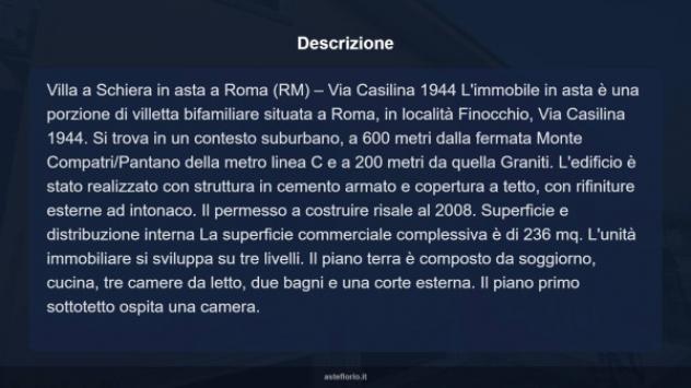 Immobile in asta di 236 m² con più di 5 locali in vendita a Roma - Foto 17