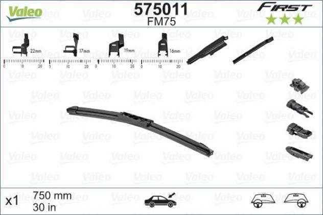 VALEO Spazzola tergi, universale 575011