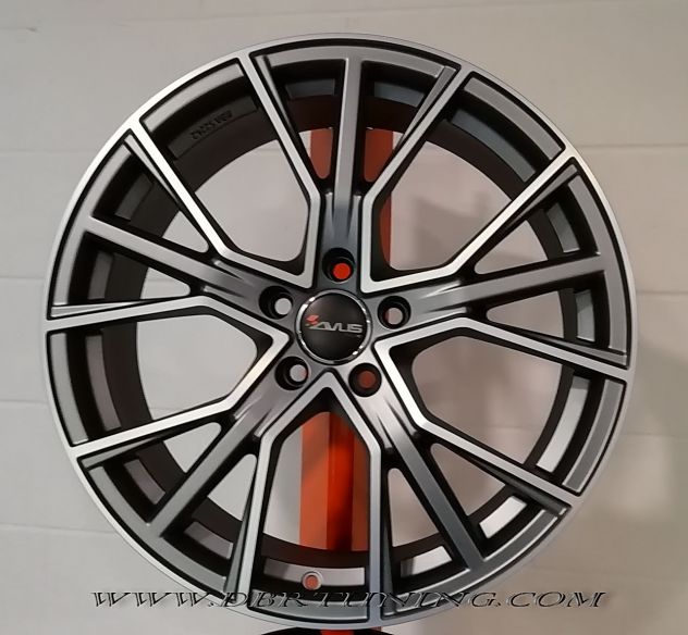 Cerchi lega 18 modello AVUS AF18 Matt Antracite Pol AUDI - Foto 2