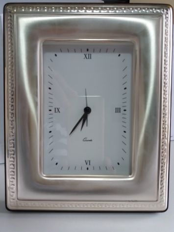 OROLOGIO con CORNICE ( ARGENTO ) - Foto 6