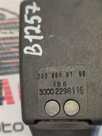 AGGANCIO CINTURA DI SICUREZZA POSTERIORE MERCEDES Classe C Berlina W203 2038600769 (0004) - Foto 3