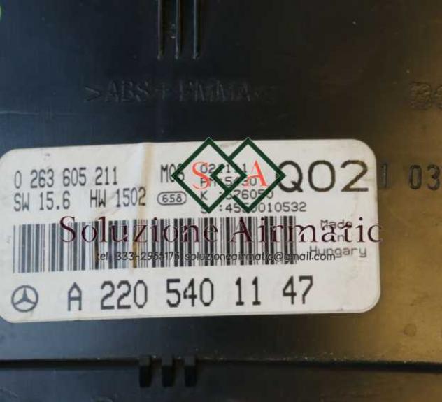 Mercedes Classe CL W215 quadro strumenti A2205401147 - Foto 3
