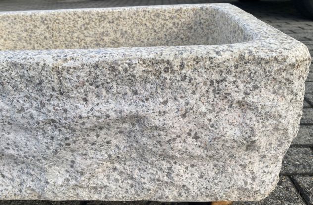 Lavello lavandino per cucina in pietra granito diorite 60cm - Foto 3