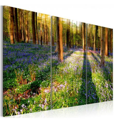 Quadro Foresta E Fiori 90X60 E 120X80 ARREDALACASA