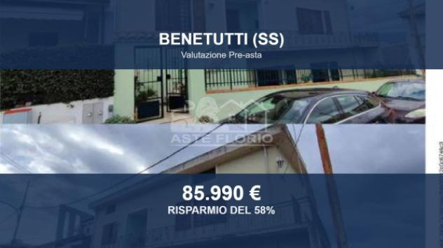 Immobile in asta di 408 m², box auto in vendita a Benetutti