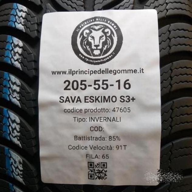 4 gomme 205 55 16 sava a47605 - Foto 2