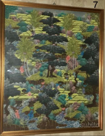 Quadri Balinesi ad olio su tela dipinti a UBUD nel 1978