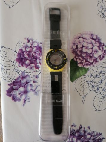 Swatch Scuba Libre Bumble Dive SUUJ100 2014 NUOVO MAI USATO NOS no Rolex