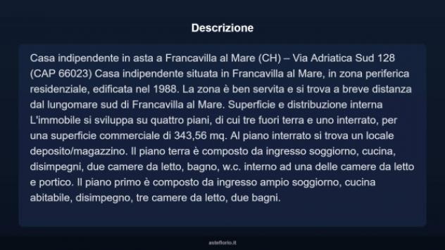 Immobile in asta di 116 m² in vendita a Francavilla al Mare - Foto 4