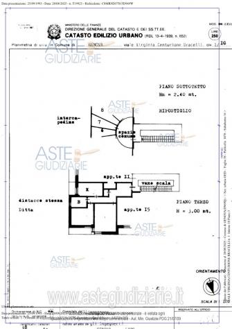 IMMOBILI-IMMOBILE RESIDENZIALE-VIALE VIRGINIA CENTURIONE BRACELLI CIV.1 INTERNO 10 PIANO 3