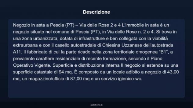 Immobile in asta di 94 m² in vendita a Pescia - Foto 4