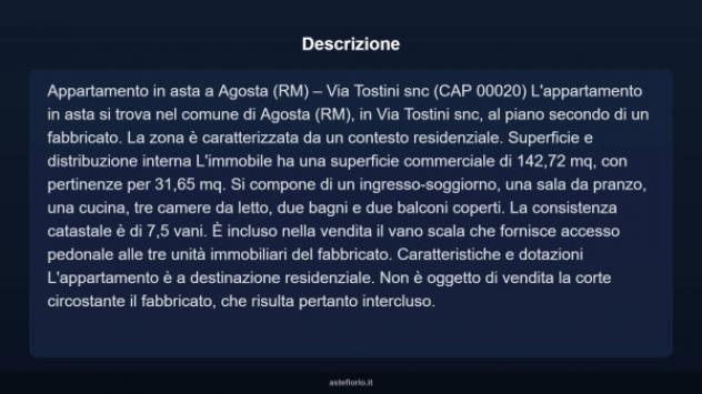 Immobile in asta di 142 m² con più di 5 locali in vendita a Agosta - Foto 5
