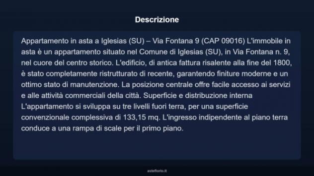 Immobile in asta di 133 m² in vendita a Iglesias - Foto 3