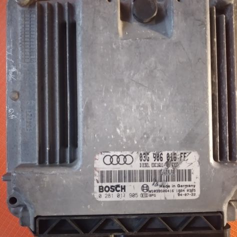 CENTRALINA MOTORE ECU AUDI A3 2.0 TDI BKD, 03G906016FF, BOSCH 0281011905.