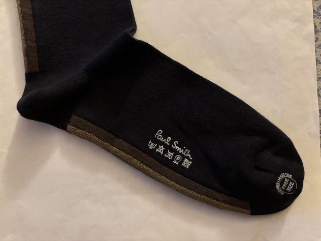CALZE NUOVE DA UOMO FIRMATE ORIGINALI PAUL SMITH,MADE IN ITALY - Foto 7