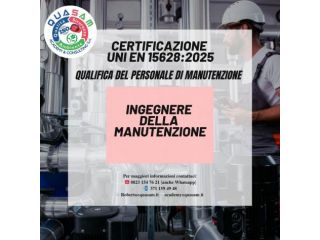 Norma UNI EN 15628 -Personale Manutenzione-Esame di qualifica (videoconferenza)