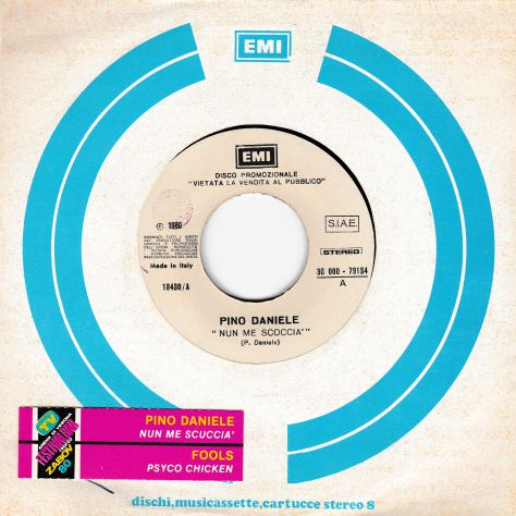 PINO DANIELE - Nun Me Scoccia' - 7" / 45 giri 1980 Promo Juke-Box