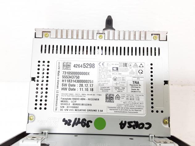 SISTEMA DI NAVIGAZIONE OPEL Corsa E 3° Serie 42645298 (15) - Foto 3
