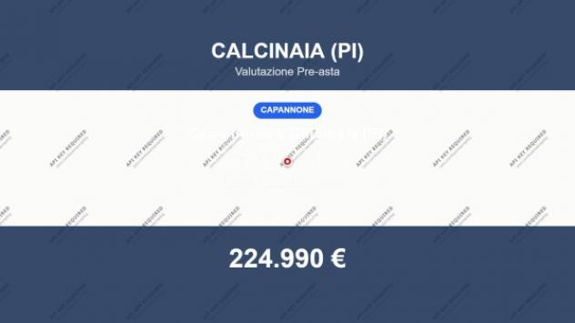 Immobile in asta di 600 m² in vendita a Calcinaia