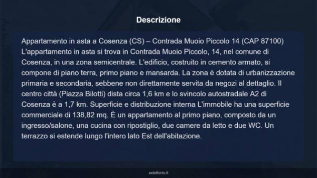 Immobile in asta di 139 m² in vendita a Cosenza - Foto 6