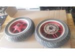 Coppia Cerchi e Gomme Scooter Keeway F-act 50 2012