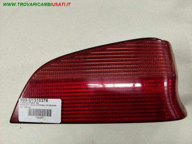 FANALE POST. SX XXXXXXXXXXXXX 999-U1310376 Parti elettriche Fanaleria Fanali Fanale post. dx. PEUGEOT - 106 - 1996 2004
