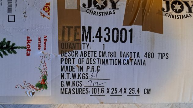 Albero di Natale Abete Dakota cm 180 o cm 220 - Foto 8