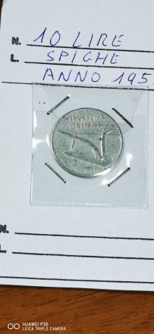 10 LIRE SPIGHE ANNO 1952