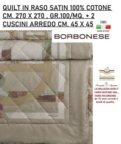 BORBONESE QUILT COPRILETTI TRAPUNTINE MATRIMONIALE 5 modelli - Foto 9