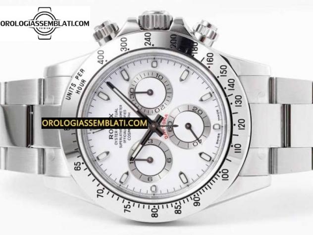Rolex Replica DAYTONA 116520 1:1 BEST EDITION QUADRANTE BIANCO SU BRACCIALE SS SA4130 - Foto 12
