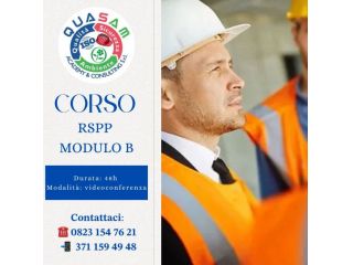 Corso RSPP Modulo B Comune (48 ore) - Videoconferenza (Italia)