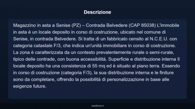 Immobile in asta di 55 m² in vendita a Senise - Foto 4