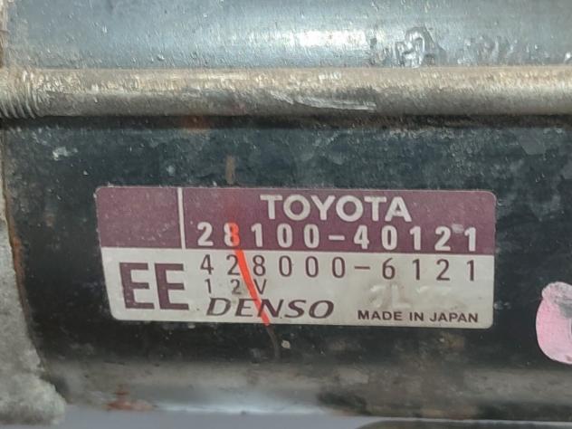 MOTORINO D' AVVIAMENTO TOYOTA IQ 1° Serie 28100-40121 1KRFE benzina 998 (09) - Foto 5
