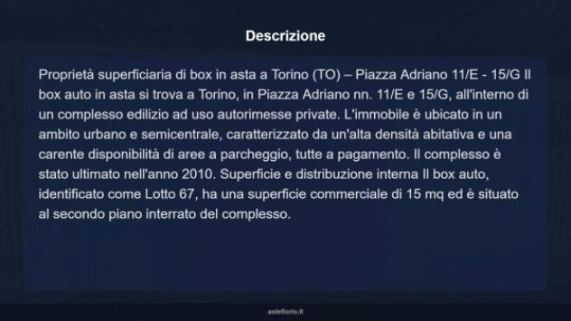 Immobile in asta di 15 m² in vendita a Torino - Foto 4