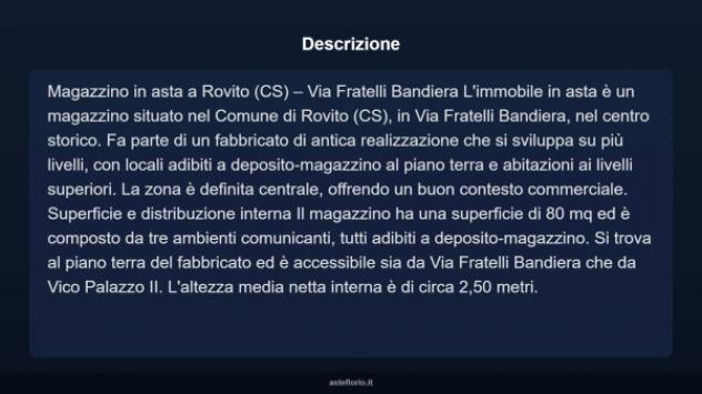 Immobile in asta di 80 m² in vendita a Rovito - Foto 5