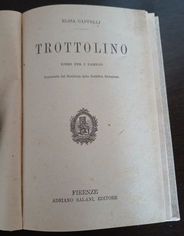 TROTTOLINO, Elisa Cappelli, A. Salani 1926. - Foto 3