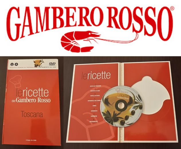 le ricette del Gambero Rosso, Toscana, DVD VIDEO 2007.