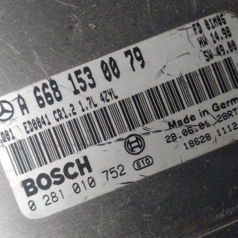 Centralina motore ECU 0281010752 Mercedes Classe A W168 1997-2004 38880 J-13-A-1 - Foto 4