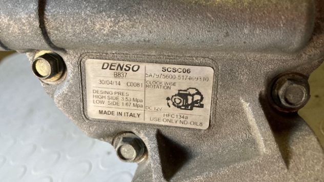 Compressore climatizzatore Fiat Panda 1.3 M.Jet del 2014 (517469310) - Foto 5