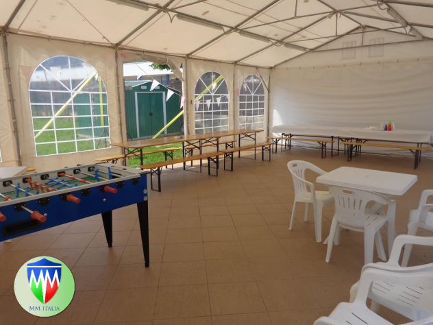 TENDONI PER FESTE GAZEBO PER EVENTI 5 X 10 VELCRO SYSTEM A ASCOLI PICENO - Foto 6