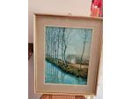 Quadro firmato Delfino Pini (1922-1995) realizzato ad olio su